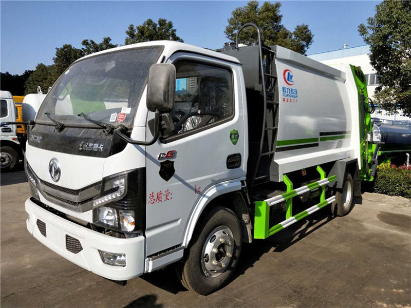 国六东风5方压缩式垃圾车