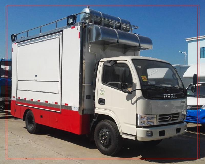 东风蓝牌流动餐车