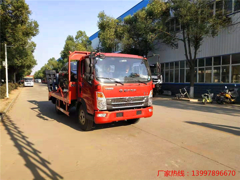 重汽豪曼单桥平板运输车