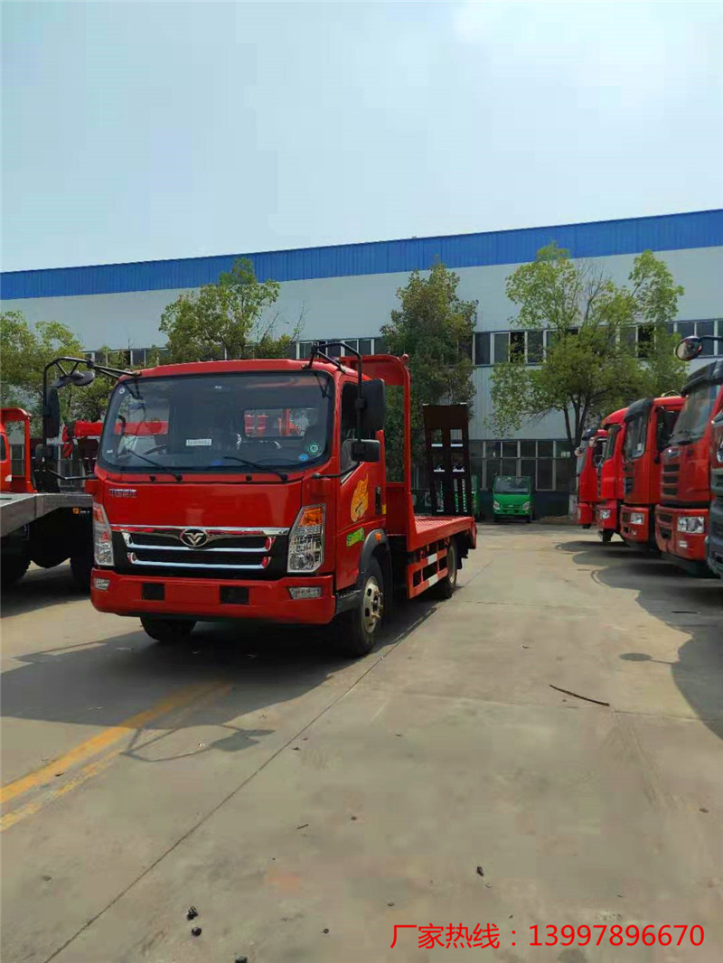 重汽豪曼单桥平板运输车