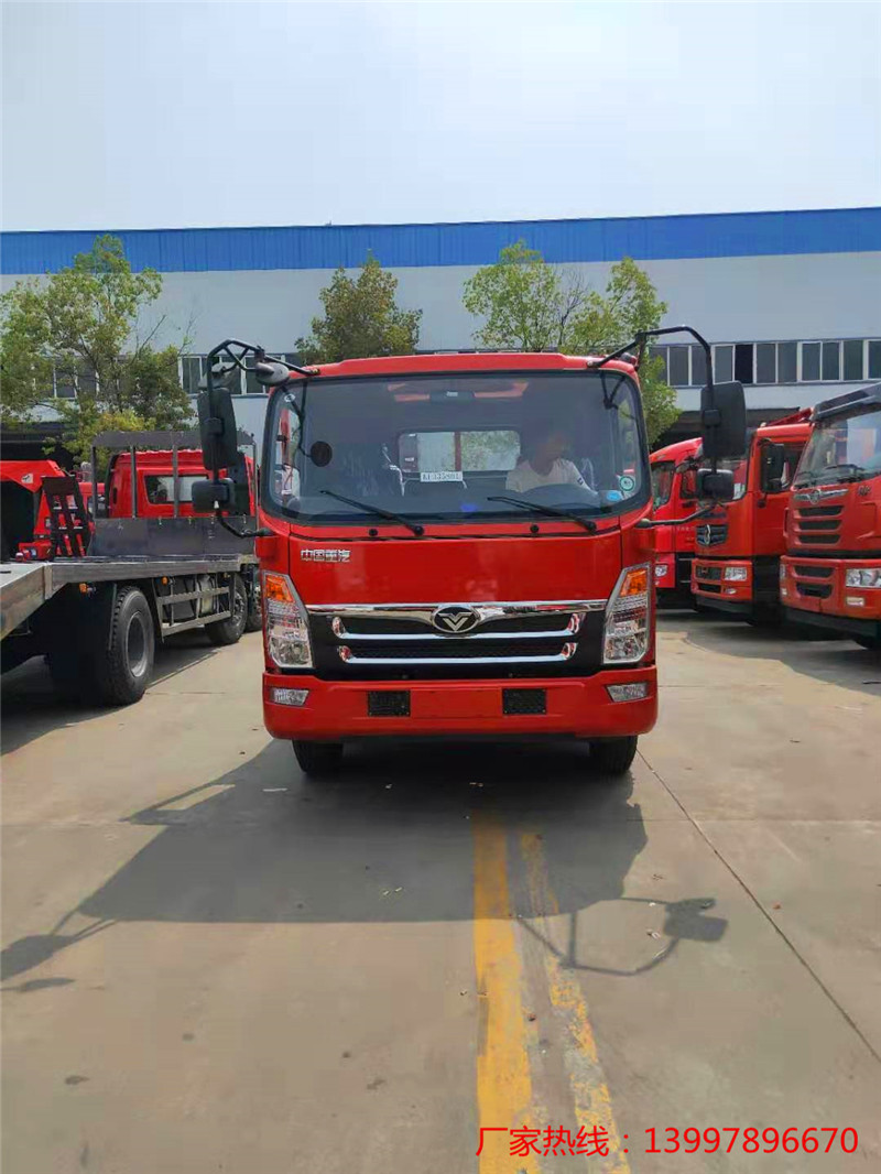 重汽豪曼单桥平板运输车