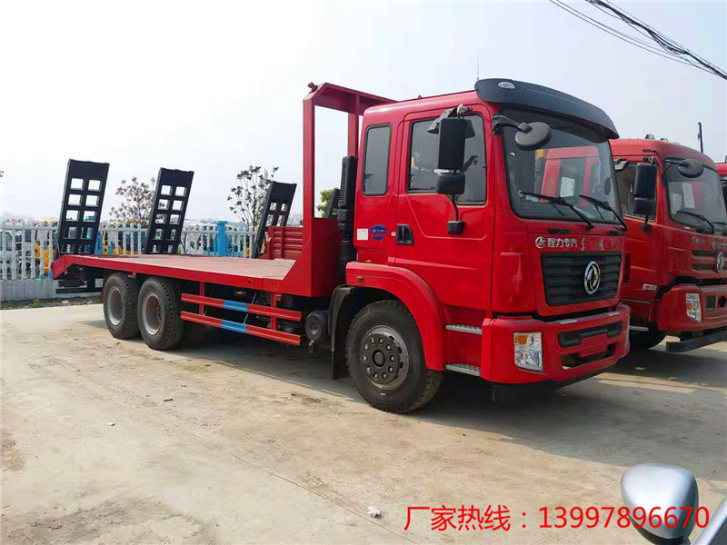 东风锦程后双桥平板运输车