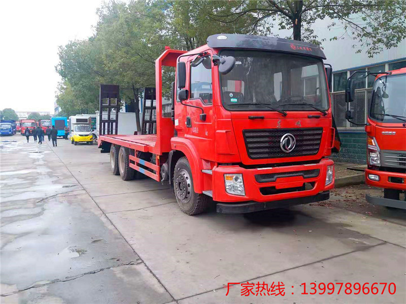 东风锦程后双桥平板运输车