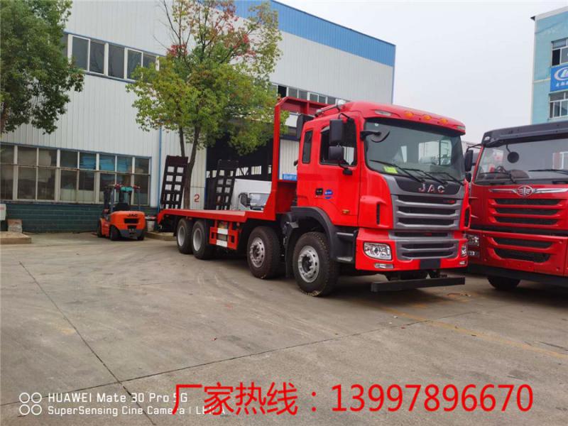 江淮前四后八平板运输车