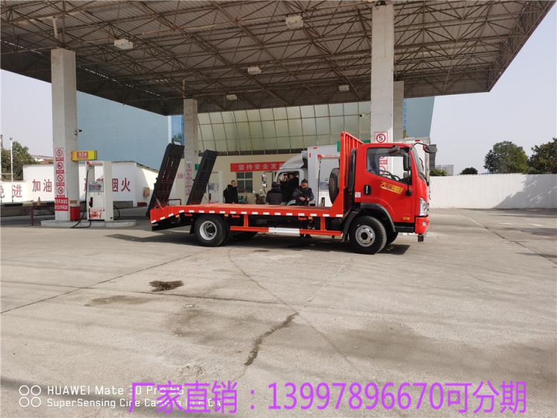 国六解放大王驾到5.4米平板车