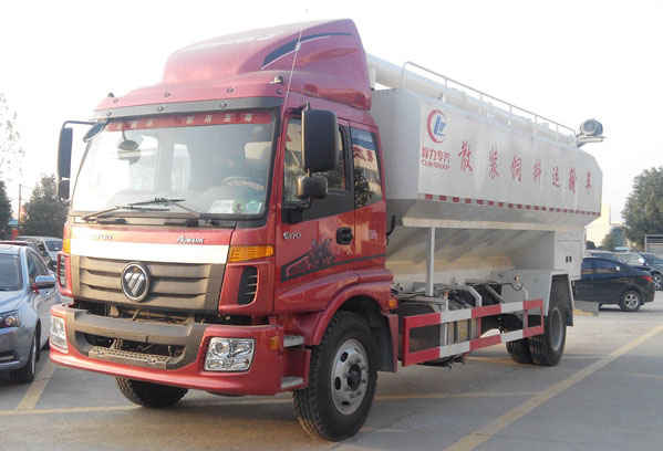 福田欧马可16方散装饲料运输车
