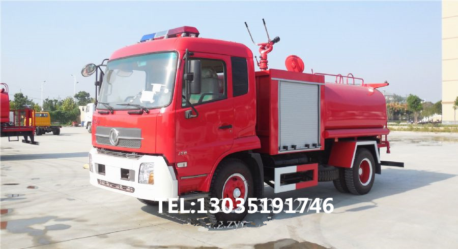 东风天锦10吨消防洒水车